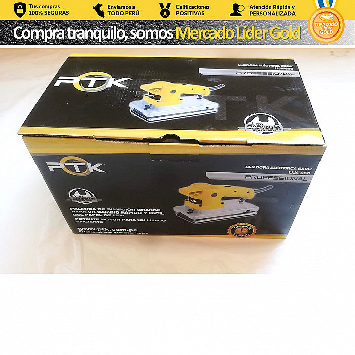 LIJADORA ORBITAL 650W "PTK"