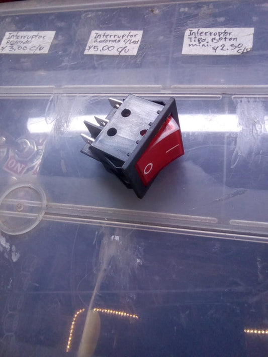 INTERRUPTOR SWITCH 6 PINES SOLDADORA 21.2 x 28.9mm