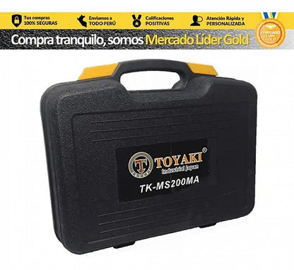 MAQUINA SOLDAR INVERSORA 200A "TOYAKI" INC. MALETA
