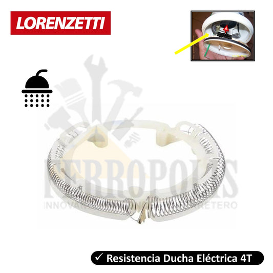 RESISTENCIA DUCHA ELECTRICA LORENZETTI 4T Y FASHION