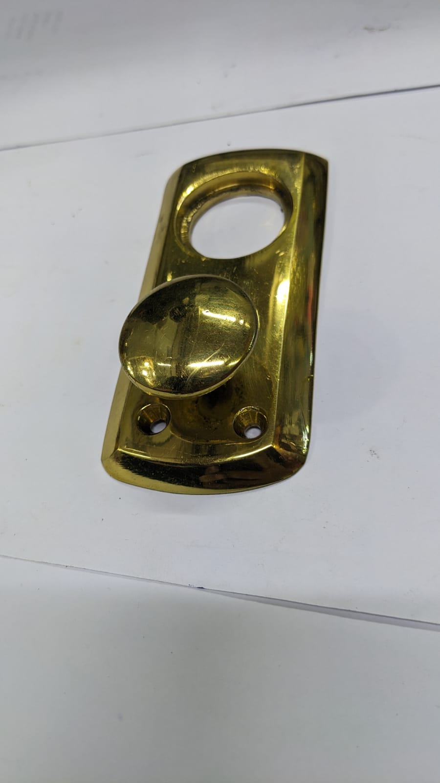 TIRADOR SOPORTE TAMBOR CHAPA 11 1/2CM  inc. tornillos