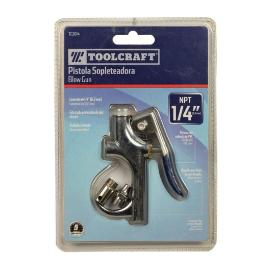 PISTOLA  METALICA SOPLETEADORA "TOOLCRAFT" 1/4" NPT