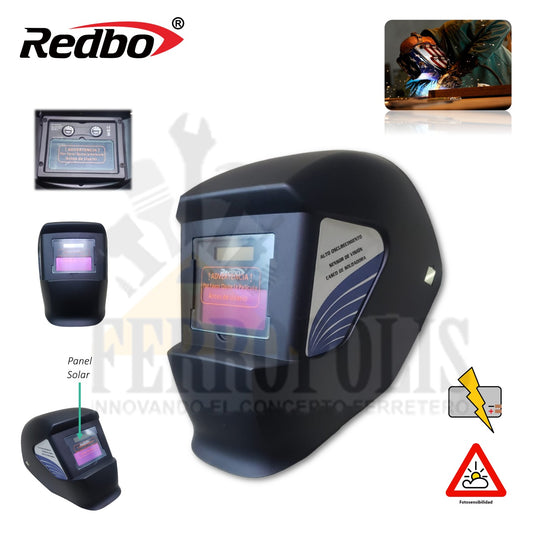 MASCARA SOLDAR FOTOSENCIBLE AUTOMATICA  "REDBO"