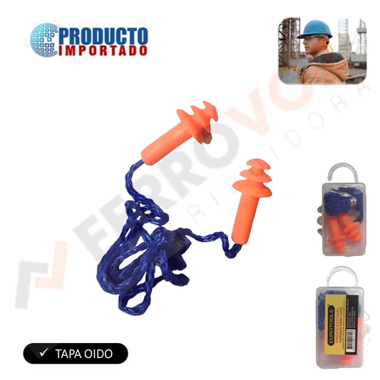 TAPON AUDITIVO CORDON ESTUCHE "EUROTOOLS"