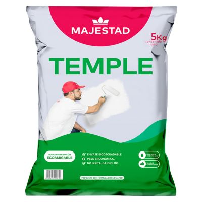 TEMPLE BLANCO 5KG "MAJESTAD"