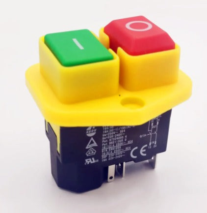 INTERRUPTOR BOTON ON OFF  5 PINES 220V-240V / 15A