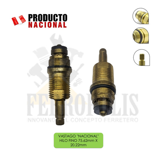 VASTAGO "NACIONAL" HILO FINO 75.62mm X 20.22mm