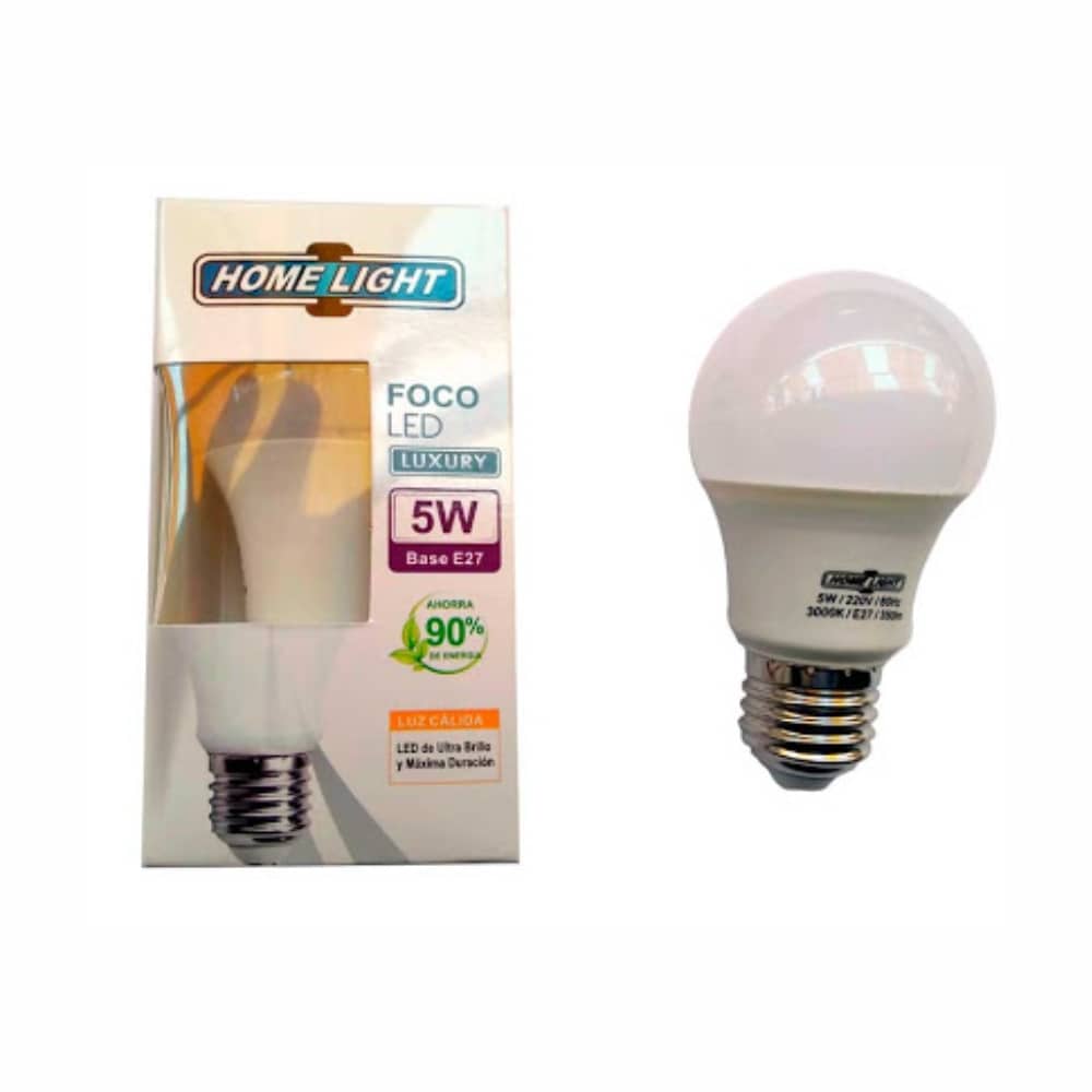 FOCO LED LUZ CALIDAD 5W "HOME LIGTH"