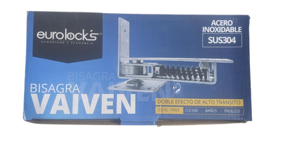 BISAGRA VAIVEN PISO 250 x 130 x 75 mm. ACERO INOXIDABLE 304 "EUROLOCKS"