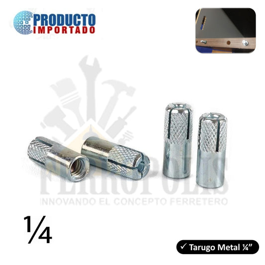 TARUGO METAL HILTI 1/4" (GR ≈ 12PCS APROX)