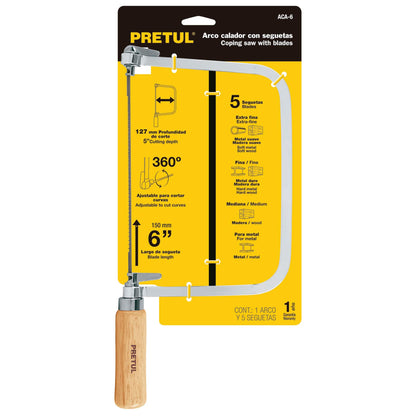 ARCO CALADOR SIERRA 6"  SIN REPUESTO "PRETULL"