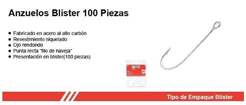ANZUELO #13  ( 100 PCS )  "WOLFOX"