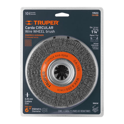 ESCOBILLA 6" X 13/16" P/ALMODADORA BANCO "TRUPER"