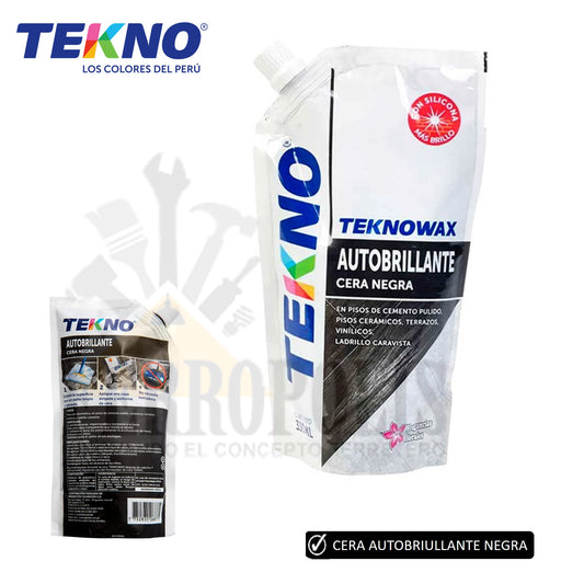 CERA SACHET  NEGRO AUTOBRILLANTE "TEKNO"