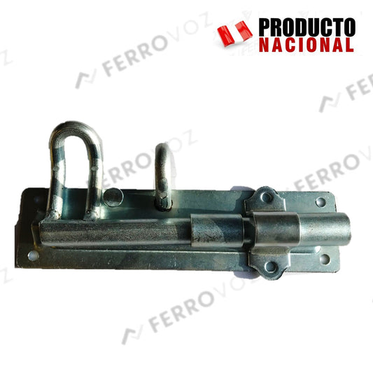 CERROJOS CARCELERO ZINCADO 08" (X UNIDAD)