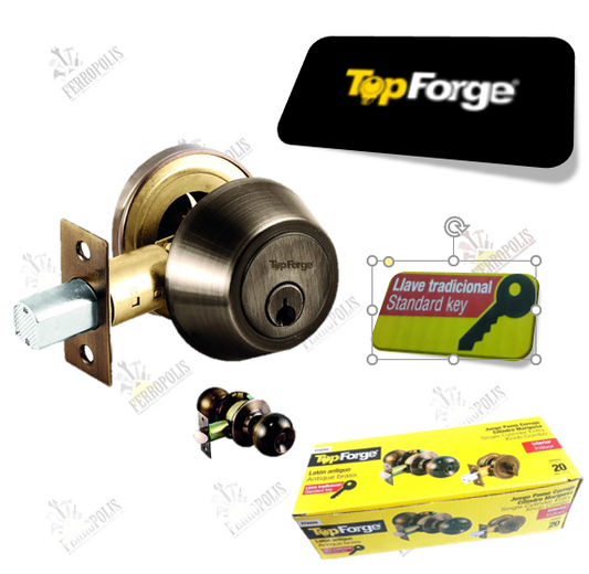 KIT CHAPA BOLA MARIPOSA  MEXICANA "TOP FORGE"