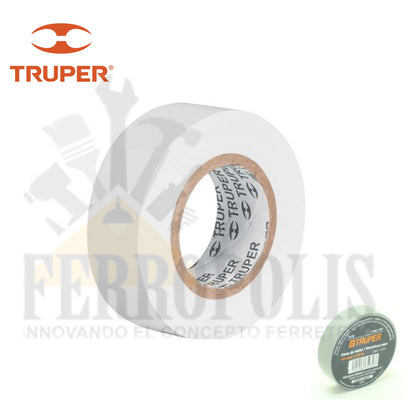 CINTA AISLANTE 19MM X 18 MT BLANCO "TRUPER"