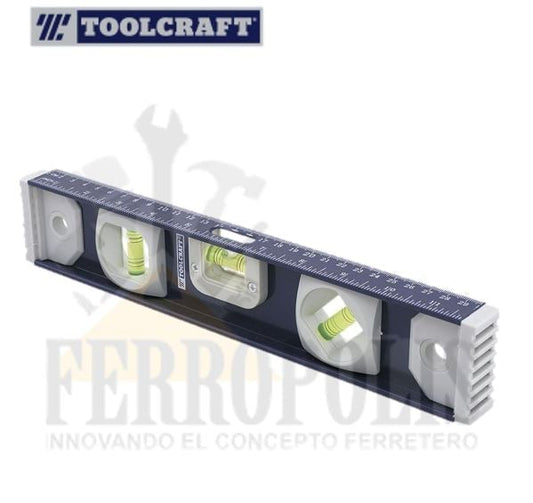 NIVEL ALUMINIO PROFESIONAL 24" "TOOLCRAFT"
