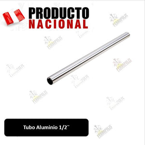 Tubo Aluminio 1/2" (x metro)