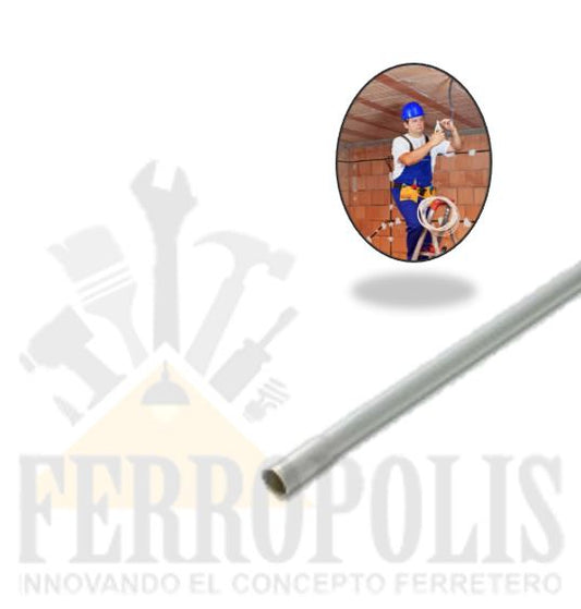 TUBO LUZ PVC 3/4" PESADO  "MATUSITA"