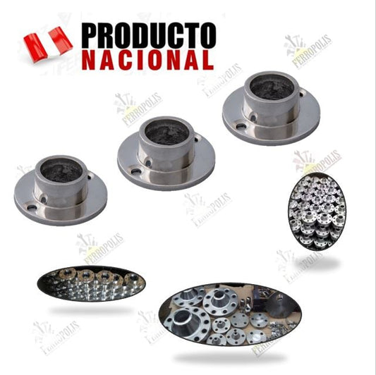 BRIDA PLANA ALUMINIO 1 1/4" ( x unidad)