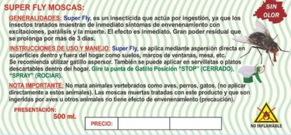 MATA MOSCA SPRAY 500ML "SUPER FLY"