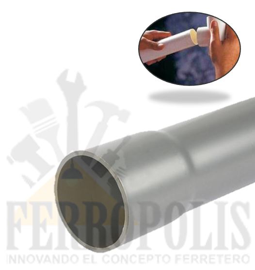 TUBO LUZ PVC 3/4" x 3 mts. "COMERCIAL"