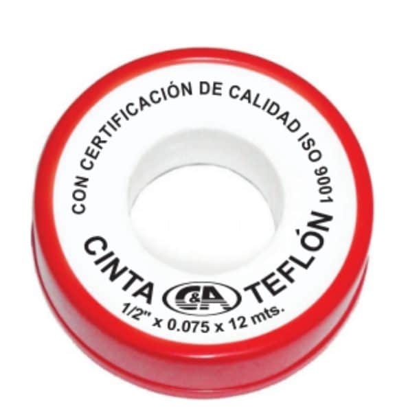 CINTA TEFLON ROJO PESADO 1/2"