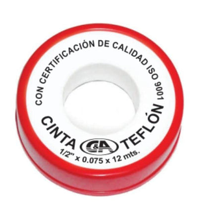 CINTA TEFLON ROJO PESADO 1/2"