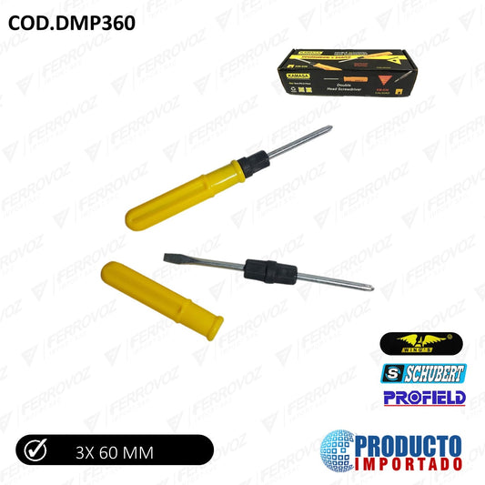 DESARMADOR MIXTO REVERSIBLE 3 X 60MM