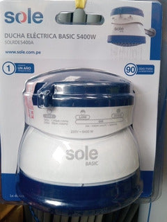 DUCHA ELECTRICA BASIC 3T 5400W  "SOLE"
