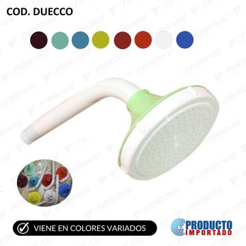 CABEZA DUCHA COLORES 4" C/BRAZO PVC
