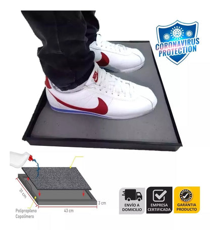 Bandeja Desinfectante Zapatos Calzado Pediluvio Sanitizante