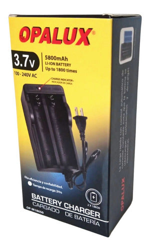CARGADOR BATERIA "OPALUX" 3.7V
