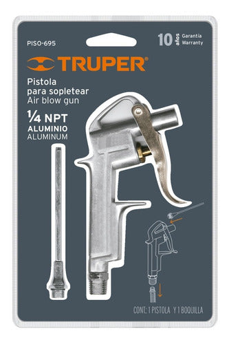 PISTOLA AIRE SOPLETEAR 1/4 NTP "TRUPER"