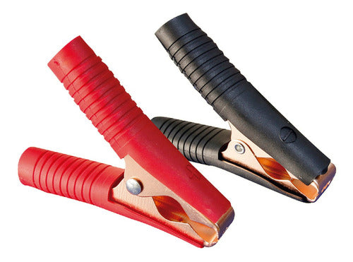 PINZA COCODRILO NEGRO/ROJO  80a ( X PAR )