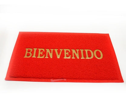 TAPETE ENTRADA BIENVENIDO 40 cm X 60 cm