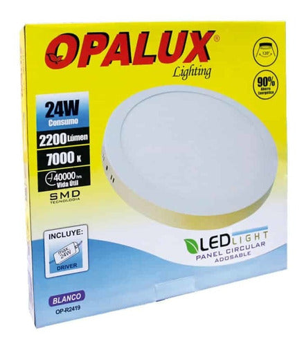 PANEL LED VISIBLE 24W REDONDO