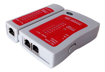 TESTEADOR PARA CABLE DE RED Rj45 "MIYAKO USA"