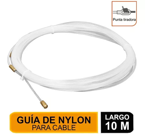 WINCHA PASACABLE PLASTICO BLANCO 10 MTS "TRUPER"