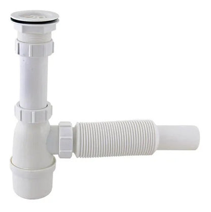 TRAMPA BOTELLA CORRUGADA  PVC 1 1/2" "YARDEN"