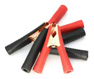 PINZA COCODRILO NEGRO/ROJO  80a ( X PAR )