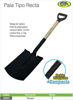LAMPA T/RECTO PESADA "C&A" PRO