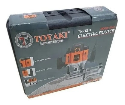 RUTEADORA FRESADORA 2100W C/MALETA "TOYAKI"