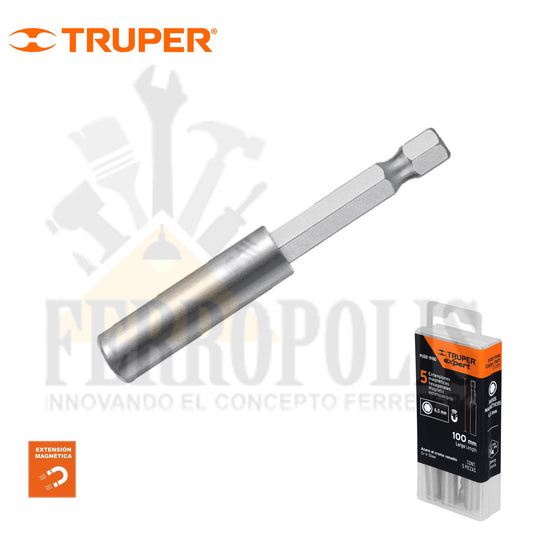 ADAPTADOR  PUNTILLA  MAGNETICO 100 MM EXPERT  ( X PIEZA )  "TRUPER"