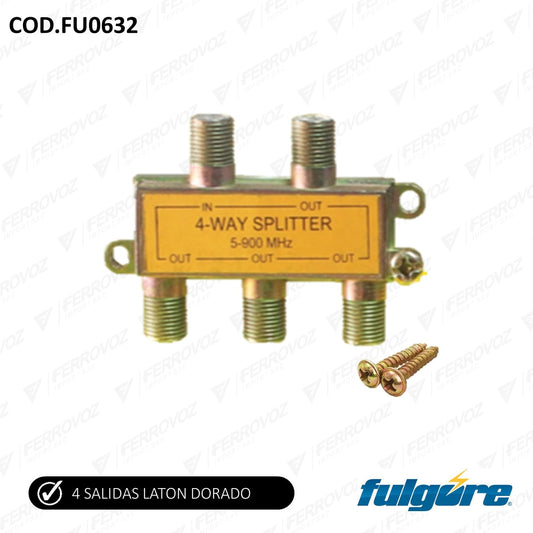 SPLITER IMPORTADO 4 SALIDAS
