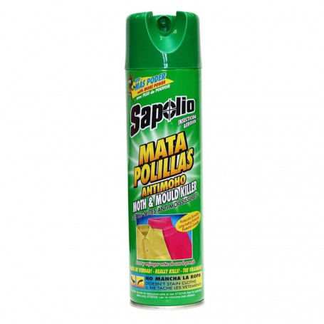 INSECTICIDA SPRAY POLILLAS VERDE 360ML "SAPOLIO"