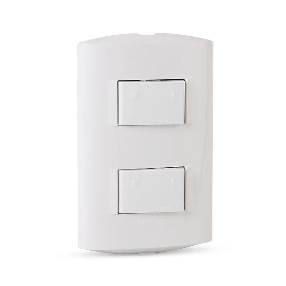 INTERRUPTOR CONMUTADOR DOBLE P/ EMPOTRAR