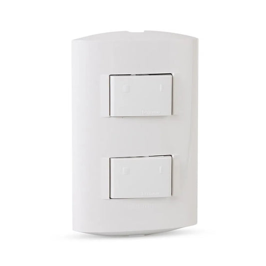 INTERRUPTOR CONMUTADOR DOBLE P/ EMPOTRAR