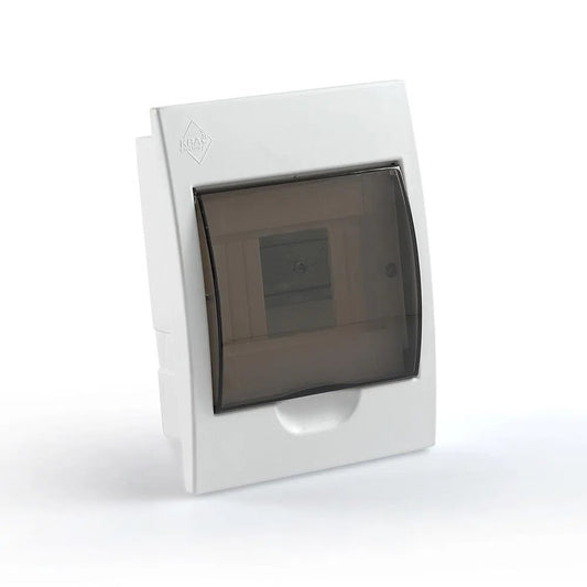 CAJA LLAVE TERMICA EMPOTRAR 4 POLOS PVC